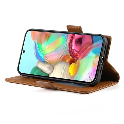 DF-010 For Google Pixel 9a Stand Case PU Leather Wallet Phone Cover