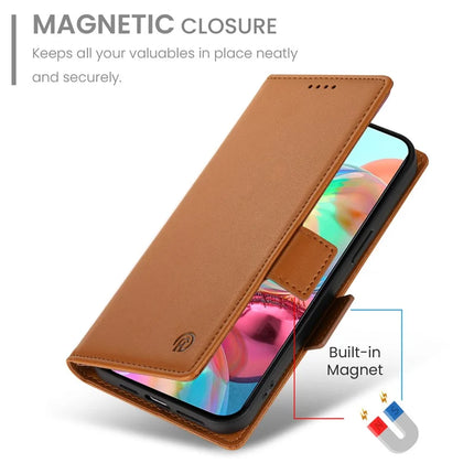 DF-010 For Google Pixel 9a Stand Case PU Leather Wallet Phone Cover