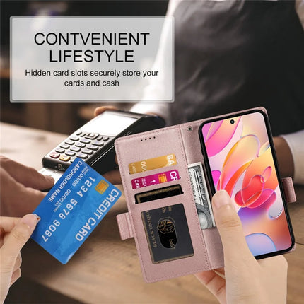 DF-010 For Samsung Galaxy A56 5G Stand Case PU Leather Wallet Phone Cover