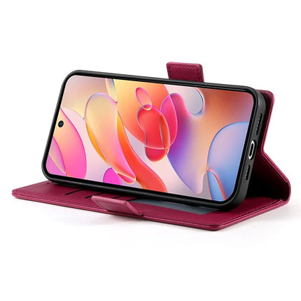 DF-010 For Samsung Galaxy A56 5G Stand Case PU Leather Wallet Phone Cover