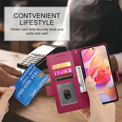 DF-010 For Samsung Galaxy A56 5G Stand Case PU Leather Wallet Phone Cover