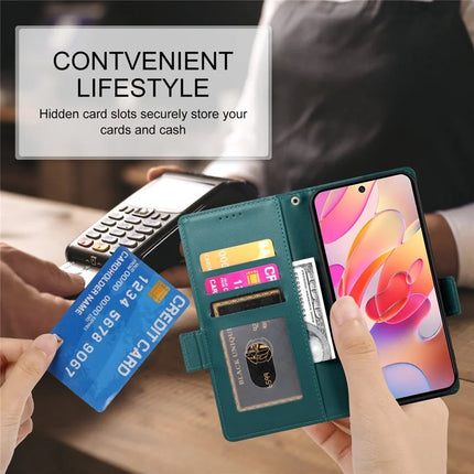 DF-010 For Samsung Galaxy A56 5G Stand Case PU Leather Wallet Phone Cover