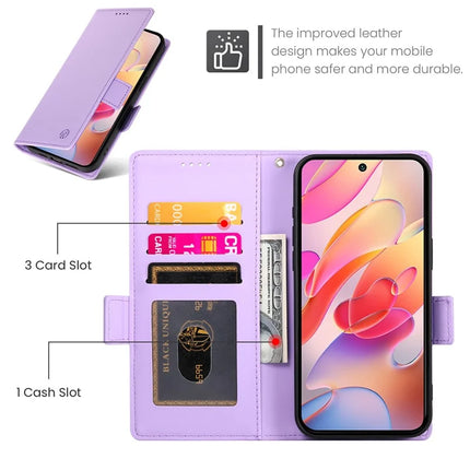 DF-010 For Samsung Galaxy A56 5G Stand Case PU Leather Wallet Phone Cover