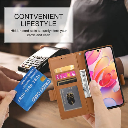 DF-010 For Samsung Galaxy A56 5G Stand Case PU Leather Wallet Phone Cover