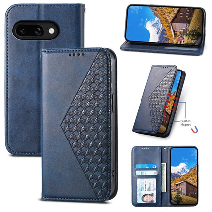 For Google Pixel 9a Case Calf Texture PU Leather Phone Cover with Wallet