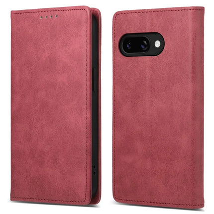 DF-05 For Google Pixel 9a Wallet Case RFID Blocking PU Leather Phone Cover - Red