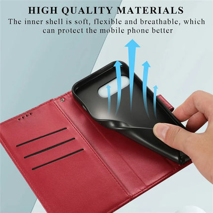 DF-06 For Google Pixel 9a Phone Case Line Imprint Leather Wallet Cover