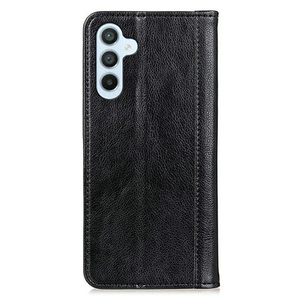 For Samsung Galaxy A56 5G Stand Case Split Leather Litchi Texture Wallet Phone Cover