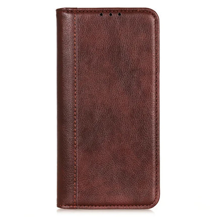For Samsung Galaxy A56 5G Stand Case Split Leather Litchi Texture Wallet Phone Cover