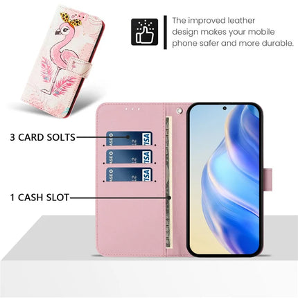 For Honor Magic7 Lite 5G / X9c 5G / X60 Pro 5G Case Pattern Printing Wallet Phone Cover with Strap