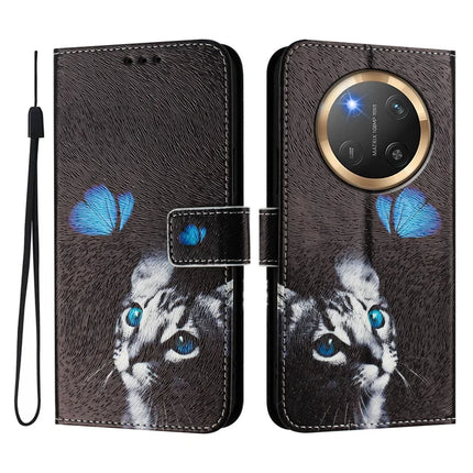 For Honor Magic7 Lite 5G / X9c 5G / X60 Pro 5G Case Pattern Printing Wallet Phone Cover with Strap