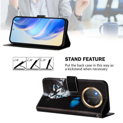 For Honor Magic7 Lite 5G / X9c 5G / X60 Pro 5G Case Pattern Printing Wallet Phone Cover with Strap