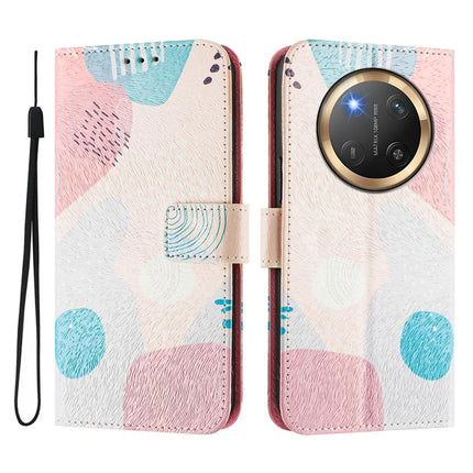 For Honor Magic7 Lite 5G / X9c 5G / X60 Pro 5G Case Pattern Printing Wallet Phone Cover with Strap