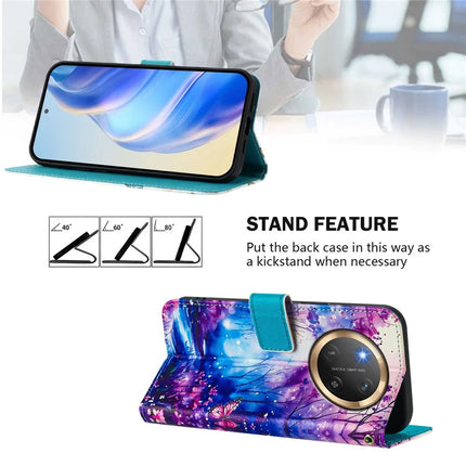 For Honor Magic7 Lite 5G / X9c 5G / X60 Pro 5G Case Pattern Printing Wallet Phone Cover with Strap
