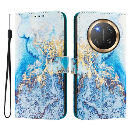 For Honor Magic7 Lite 5G / X9c 5G / X60 Pro 5G Case Pattern Printing Wallet Phone Cover with Strap