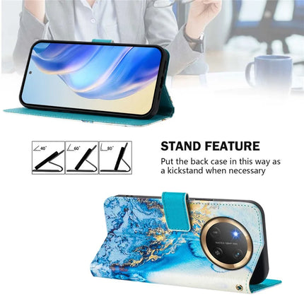 For Honor Magic7 Lite 5G / X9c 5G / X60 Pro 5G Case Pattern Printing Wallet Phone Cover with Strap
