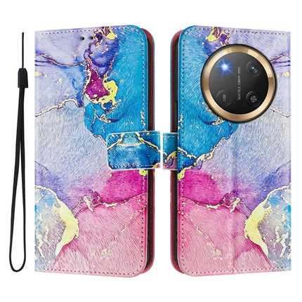 For Honor Magic7 Lite 5G / X9c 5G / X60 Pro 5G Case Pattern Printing Wallet Phone Cover with Strap