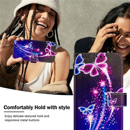 For Honor Magic6 Lite 5G / Honor X50 5G / Honor X9b 5G Case Pattern Printing Wallet Phone Cover with Strap