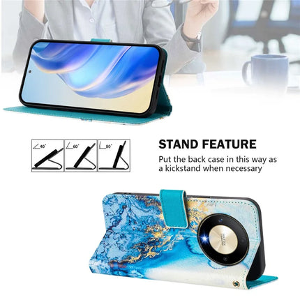 For Honor Magic6 Lite 5G / Honor X50 5G / Honor X9b 5G Case Pattern Printing Wallet Phone Cover with Strap