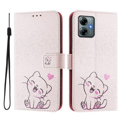 For Motorola Moto G Play (2025) 4G Case Pattern Printing Wallet Phone Cover with Strap