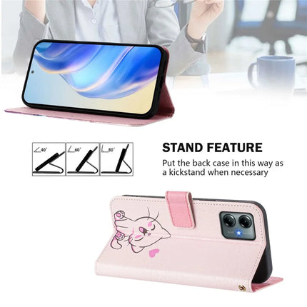 For Motorola Moto G Play (2025) 4G Case Pattern Printing Wallet Phone Cover with Strap