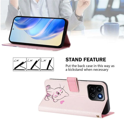 For Honor 200 Smart 5G / Honor X7c 4G / Honor X7c 5G Case Pattern Printing Wallet Phone Cover with Strap