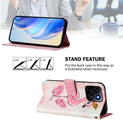 For Honor 200 Smart 5G / Honor X7c 4G / Honor X7c 5G Case Pattern Printing Wallet Phone Cover with Strap