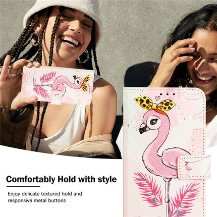 For Honor 200 Smart 5G / Honor X7c 4G / Honor X7c 5G Case Pattern Printing Wallet Phone Cover with Strap