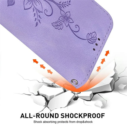 For Realme C75 Case Lily Flower Imprint Leather Phone Cover with Stand