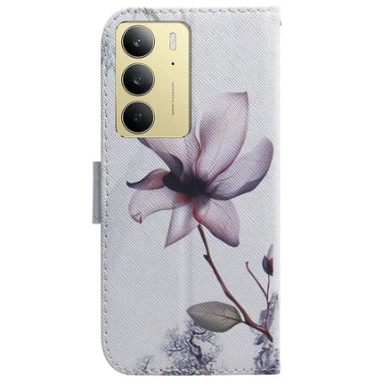 For Realme C75 Wallet Case Pattern Print Leather Phone Cover