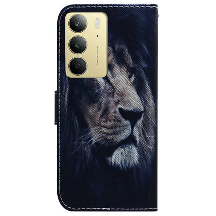 For Realme C75 Wallet Case Pattern Print Leather Phone Cover