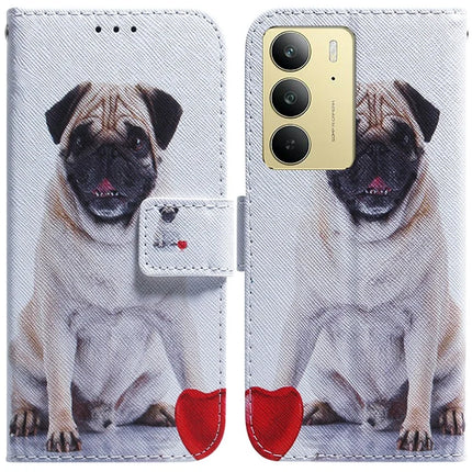 For Realme C75 Wallet Case Pattern Print Leather Phone Cover - Dog