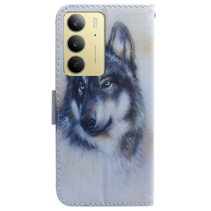 For Realme C75 Wallet Case Pattern Print Leather Phone Cover