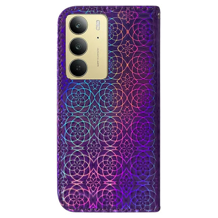 For Realme C75 Stand Case Dazzling Flower Leather Phone Cover