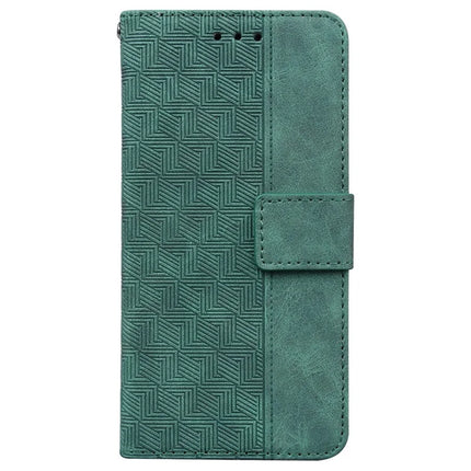 For Realme C75 Case Geometry Pattern Leather Wallet Phone Cover