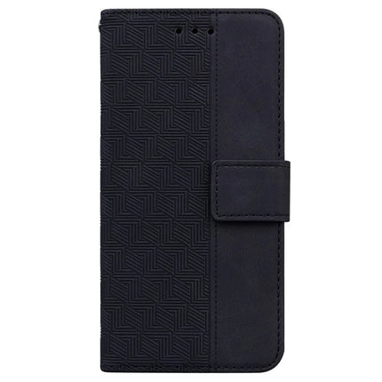 For Realme C75 Case Geometry Pattern Leather Wallet Phone Cover
