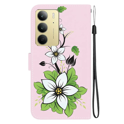 For Realme C75 Wallet Phone Case Anti-Drop Leather Flip Cover Pattern Printing