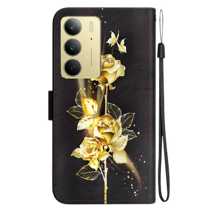 For Realme C75 Wallet Phone Case Anti-Drop Leather Flip Cover Pattern Printing