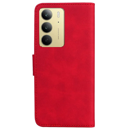 For Realme C75 Stand Case PU Leather Phone Cover Butterfly Printed