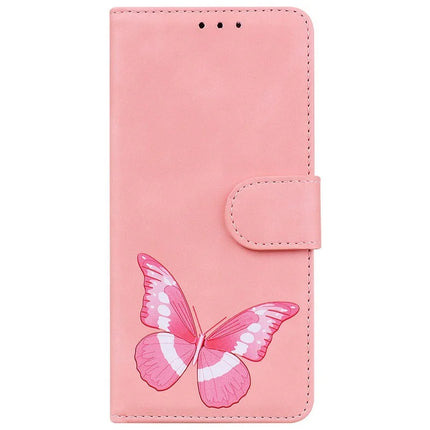 For Realme C75 Stand Case PU Leather Phone Cover Butterfly Printed