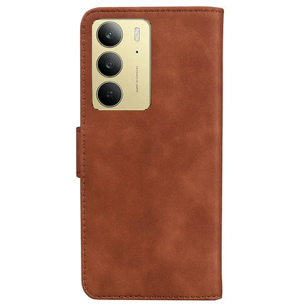 For Realme C75 Stand Case PU Leather Phone Cover Butterfly Printed