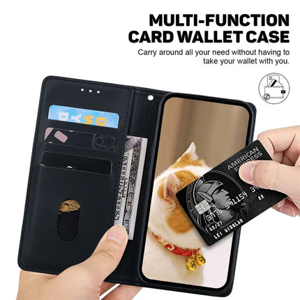 For Realme C75 Case RFID Blocking Kitten Pattern TPU+PU Leather Phone Cover