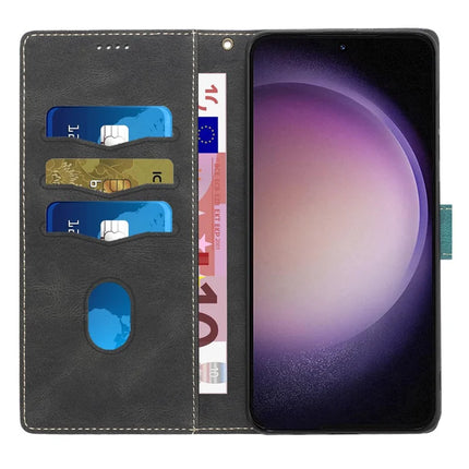 For Google Pixel 9 Pro XL Leather Case Grid Splicing Stand Wallet Phone Cover