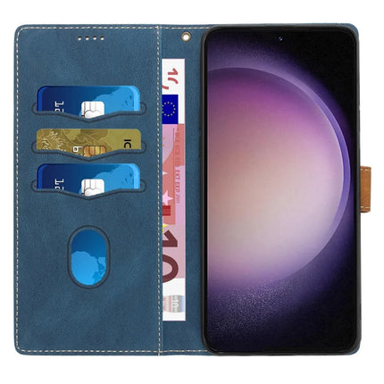 For Google Pixel 9 Pro XL Leather Case Grid Splicing Stand Wallet Phone Cover