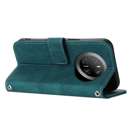 For Huawei Mate 70 Case Wallet Skin-Touch Leather Imprinted Phone Cover