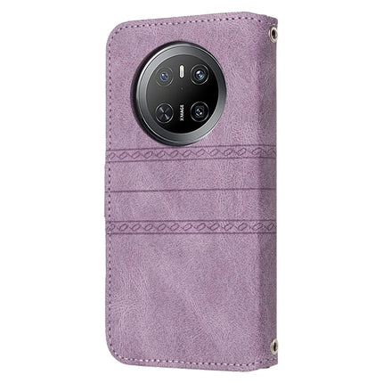 For Huawei Mate 70 Case Wallet Skin-Touch Leather Imprinted Phone Cover