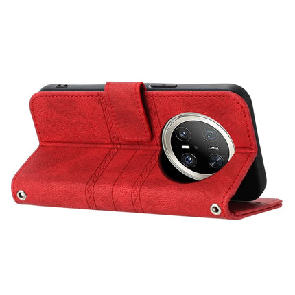 For Huawei Mate 70 Pro / Mate 70 Pro+ Case Wallet Skin-Touch Leather Imprinted Phone Cover