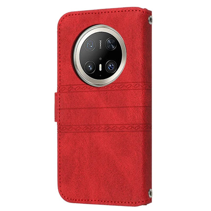 For Huawei Mate 70 Pro / Mate 70 Pro+ Case Wallet Skin-Touch Leather Imprinted Phone Cover