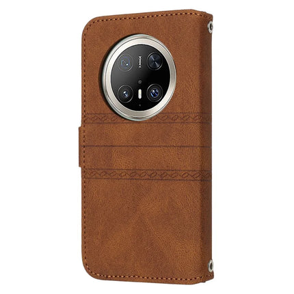 For Huawei Mate 70 Pro / Mate 70 Pro+ Case Wallet Skin-Touch Leather Imprinted Phone Cover