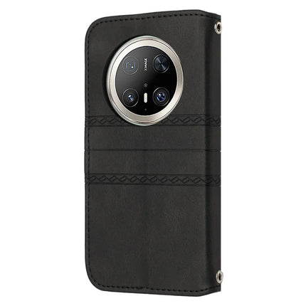 For Huawei Mate 70 Pro / Mate 70 Pro+ Case Wallet Skin-Touch Leather Imprinted Phone Cover